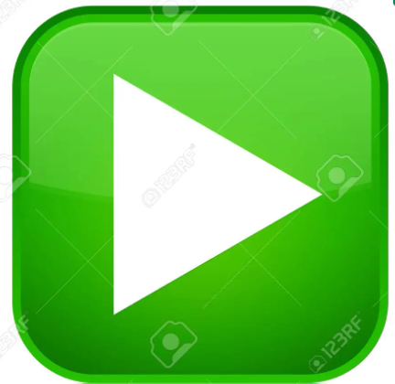 white triangle on green